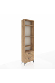 Arges Dolap 4 Raflı 2 Çekmeceli 60x30x221 Çam-Çam