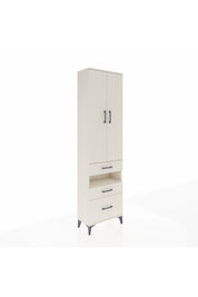 Arges Dolap 3 Raflı 3 Çekmeceli Tek Askılı 60x30x221 Aytaşı-Aytaşı