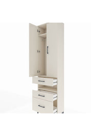 Arges Dolap 3 Raflı 3 Çekmeceli Tek Askılı 60x30x221 Aytaşı-Aytaşı