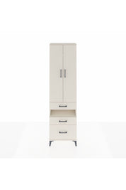 Arges Dolap 4 Raflı 3 Çekmeceli 2 Kapaklı 60x30x221 Aytaşı-Aytaşı