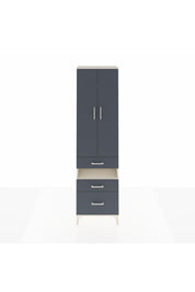 Arges Dolap 4 Raflı 3 Çekmeceli 2 Kapaklı 60x30x221 Aytaşı-Antrasit