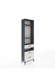 Arges Dolap 4 Raflı 3 Çekmeceli 60x30x221 Antrasit-Aytaşı