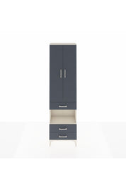 Arges Dolap 3 Raflı 3 Çekmeceli Tek Askılı 60x30x221 Aytaşı-Antrasit