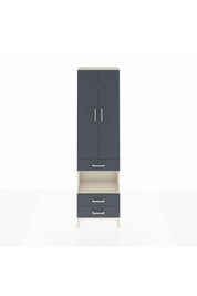 Arges Dolap 4 Raflı 3 Çekmeceli 2 Kapaklı 60x30x221 Aytaşı-Antrasit