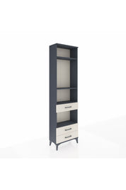 Arges Dolap 4 Raflı 3 Çekmeceli 60x30x221 Antrasit-Aytaşı