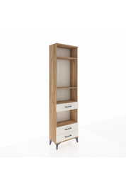 Arges Dolap 4 Raflı 3 Çekmeceli 60x30x221 Çam-Aytaşı