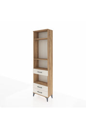 Arges Dolap 4 Raflı 3 Çekmeceli 60x30x221 Çam-Aytaşı