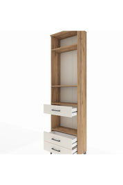 Arges Dolap 4 Raflı 3 Çekmeceli 60x30x221 Çam-Aytaşı