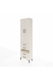 Arges Dolap 3 Raflı 4 Çekmeceli Tek Askılı 60x30x221 Aytaşı-Aytaşı