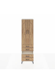 Arges Dolap 4 Raflı 4 Çekmeceli 2 Kapaklı 60x30x221 Aytaşı-Çam