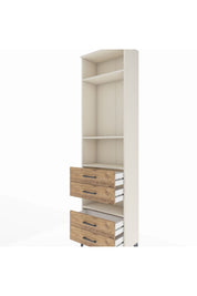 Arges Dolap 4 Raflı 4 Çekmeceli 60x30x221 Aytaşı-Çam