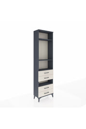 Arges Dolap 4 Raflı 4 Çekmeceli 60x30x221 Antrasit-Aytaşı