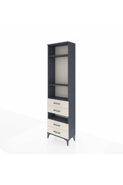 Arges Dolap 4 Raflı 4 Çekmeceli 60x30x221 Antrasit-Aytaşı