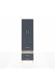 Arges Dolap 3 Raflı 3 Çekmeceli Tek Askılı 60x30x221 Aytaşı-Antrasit