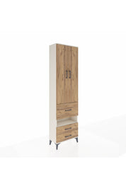 Arges Dolap 3 Raflı 3 Çekmeceli Tek Askılı 60x30x221 - S29M103V3A
