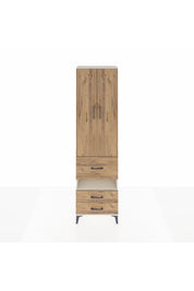 Arges Dolap 3 Raflı 3 Çekmeceli Tek Askılı 60x30x221 Aytaşı-Çam