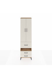 Arges Dolap 3 Raflı 3 Çekmeceli Tek Askılı 60x30x221 Çam-Aytaşı