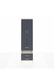 Arges Dolap 4 Raflı 3 Çekmeceli 2 Kapaklı 60x30x221 Aytaşı-Antrasit