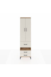 Arges Dolap 4 Raflı 3 Çekmeceli 2 Kapaklı 60x30x221 Çam-Aytaşı