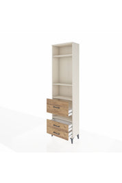 Arges Dolap 4 Raflı 3 Çekmeceli 60x30x221 Aytaşı-Çam