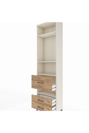 Arges Dolap 4 Raflı 3 Çekmeceli 60x30x221 Aytaşı-Çam