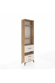 Arges Dolap 4 Raflı 3 Çekmeceli 60x30x221 Çam-Aytaşı