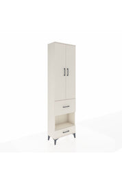 Arges Dolap 3 Raflı 2 Çekmeceli Tek Askılı 60x30x221 Aytaşı-Aytaşı