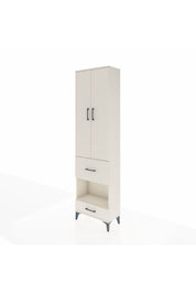 Arges Dolap 3 Raflı 2 Çekmeceli Tek Askılı 60x30x221 Aytaşı-Aytaşı