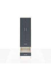 Arges Dolap 4 Raflı 2 Çekmeceli 2 Kapaklı 60x30x221 Aytaşı-Antrasit