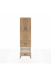 Arges Dolap 4 Raflı 2 Çekmeceli 2 Kapaklı 60x30x221 Aytaşı-Çam