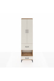 Arges Dolap 4 Raflı 2 Çekmeceli 2 Kapaklı 60x30x221 Çam-Aytaşı