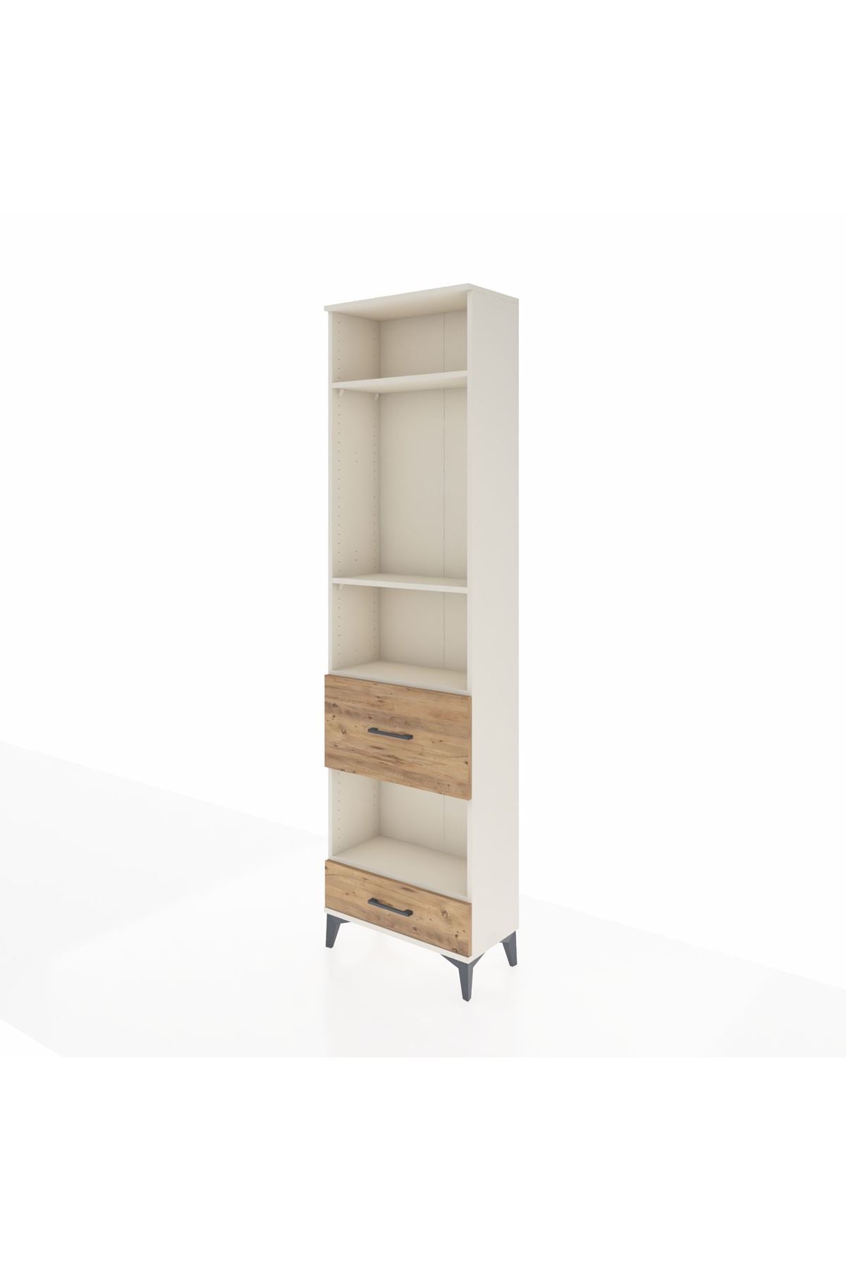 Arges Dolap 4 Raflı 2 Çekmeceli 60x30x221 Aytaşı-Çam