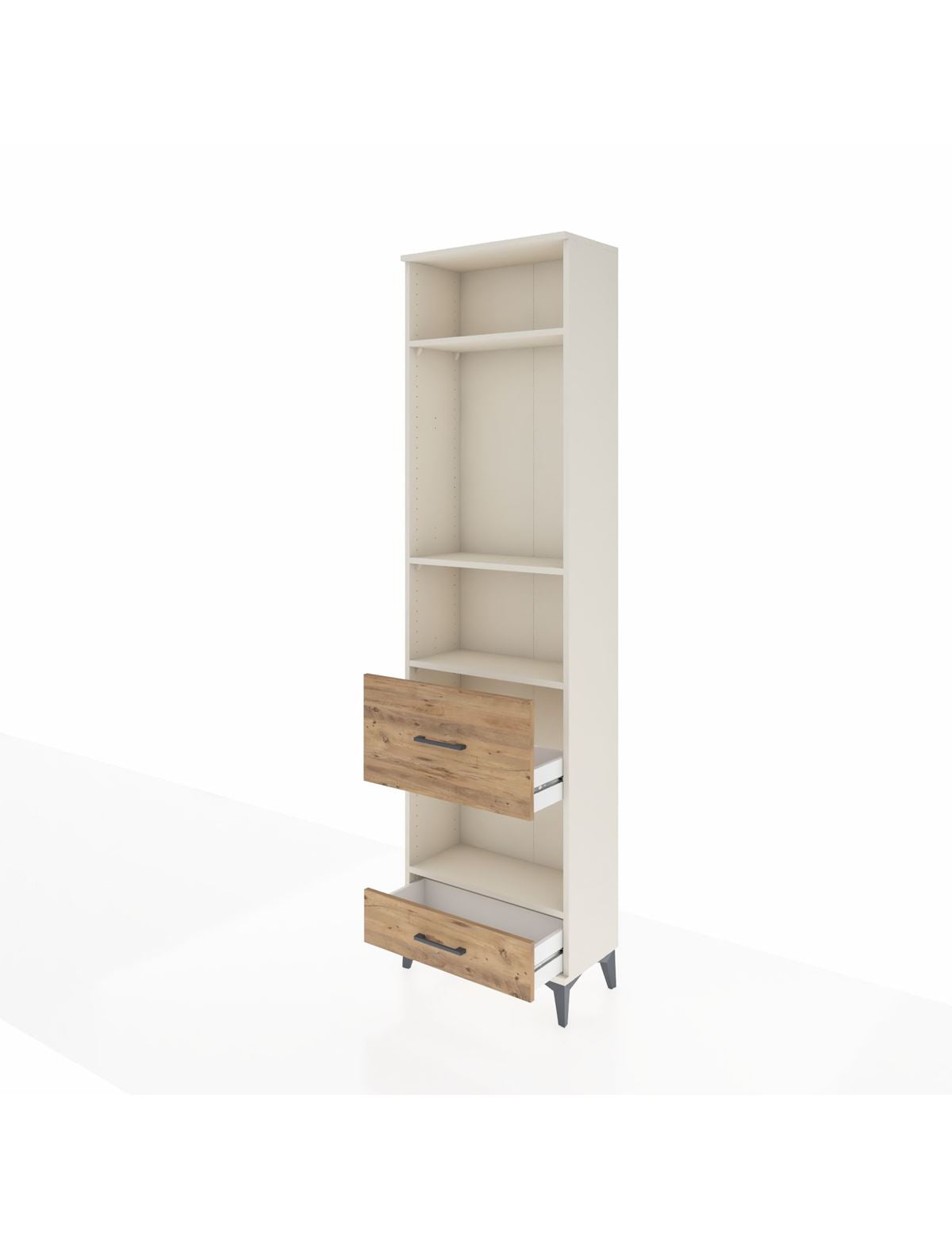 Arges Dolap 4 Raflı 2 Çekmeceli 60x30x221 - S29M108V3A