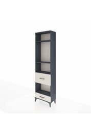 Arges Dolap 4 Raflı 2 Çekmeceli 60x30x221 Antrasit-Aytaşı