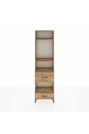 Arges Dolap 4 Raflı 2 Çekmeceli 60x30x221 Çam-Çam