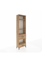 Arges Dolap 4 Raflı 2 Çekmeceli 60x30x221 Çam-Çam