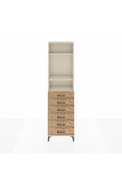 Arges Dolap 3 Raflı 6 Çekmeceli 60x30x221 Aytaşı-Çam