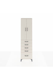 Arges Dolap 2 Raflı 5 Çekmeceli Tek Askılı 60x30x221 Aytaşı-Aytaşı