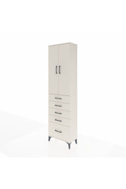 Arges Dolap 2 Raflı 5 Çekmeceli Tek Askılı 60x30x221 Aytaşı-Aytaşı