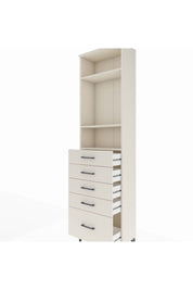 Arges Dolap 3 Raflı 5 Çekmeceli 60x30x221 Aytaşı-Aytaşı