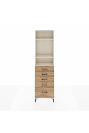 Arges Dolap 3 Raflı 5 Çekmeceli 60x30x221 Aytaşı-Çam