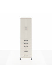 Arges Dolap 3 Raflı 5 Çekmeceli 2 Kapaklı 60x30x221 Aytaşı-Aytaşı