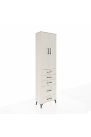 Arges Dolap 3 Raflı 5 Çekmeceli 2 Kapaklı 60x30x221 Aytaşı-Aytaşı