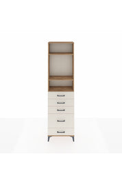 Arges Dolap 3 Raflı 5 Çekmeceli 60x30x221 Çam-Aytaşı