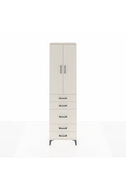 Arges Dolap 2 Raflı 5 Çekmeceli Tek Askılı 60x30x221 Aytaşı-Aytaşı