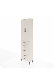 Arges Dolap 3 Raflı 5 Çekmeceli 2 Kapaklı 60x30x221 Aytaşı-Aytaşı