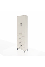 Arges Dolap 2 Raflı 5 Çekmeceli 2 Kapaklı 60x30x221 Aytaşı-Aytaşı