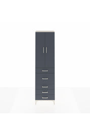 Arges Dolap 2 Raflı 5 Çekmeceli 2 Kapaklı 60x30x221 Aytaşı-Antrasit