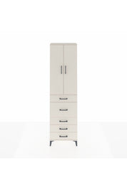 Arges Dolap 3 Raflı 5 Çekmeceli 2 Kapaklı 60x30x221 Aytaşı-Aytaşı