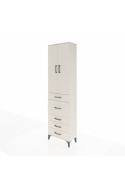 Arges Dolap 3 Raflı 5 Çekmeceli 2 Kapaklı 60x30x221 Aytaşı-Aytaşı